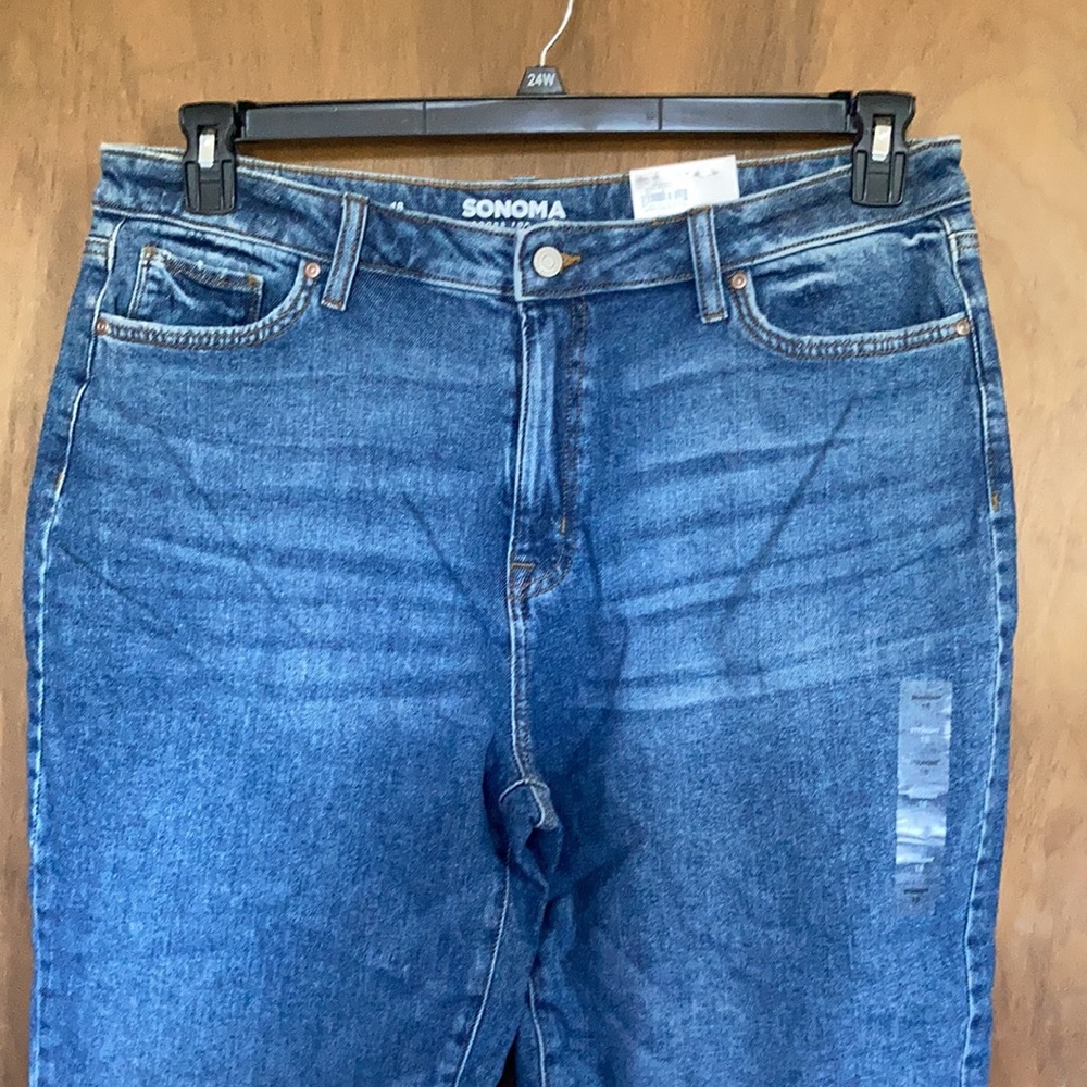 Sonoma jean distressed high rise vintage style jean size 18 - Picture 5 of 17